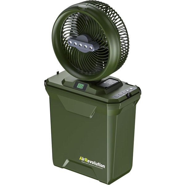 画像9: AirRevolution ミストファン 充電式 屋外 扇風機 選べる3色 首振り 熱中症対策