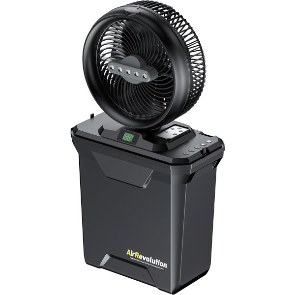 画像8: AirRevolution ミストファン 充電式 屋外 扇風機 選べる3色 首振り 熱中症対策