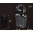 画像4: AirRevolution ミストファン 充電式 屋外 扇風機 選べる3色 首振り 熱中症対策 (4)